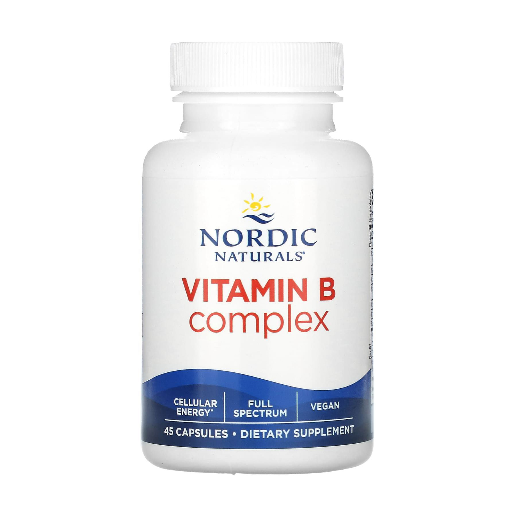 Комплекс вітамінів групи В Nordic Naturals Vitamin B Complex, 45 капсул
